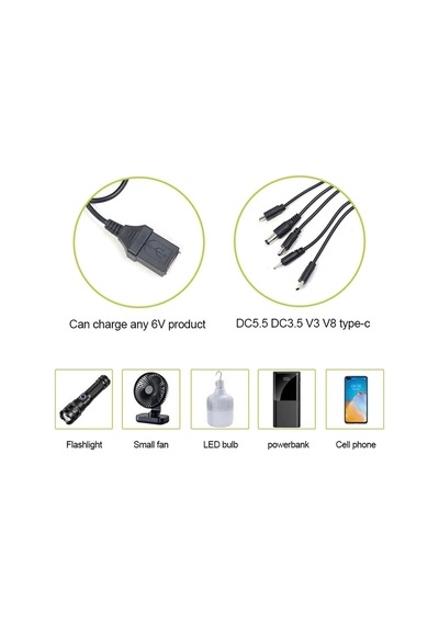 Ws-6010 6v 3.5w 500 Mah Güneş Paneli Solar Sistem