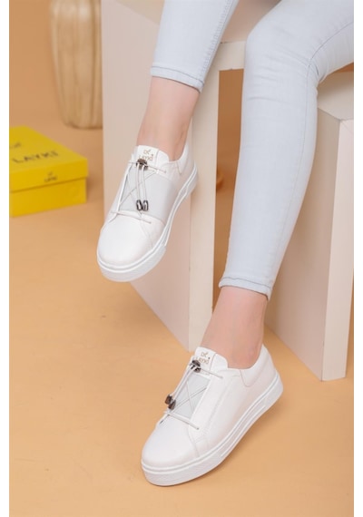 Alvaro Beyaz Renkli Sneaker-beyaz Beyaz