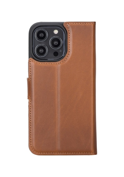 Apple Uyumlu iPhone 14 Pro Max Deri Cüzdanlı Kılıf Mwwn Rst2ef