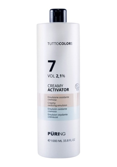 Purıng Tuttocolors 7 Vol %2,1 Profesyonel Saç Boyası Aktivatörü Krem Oksidan 1000ml