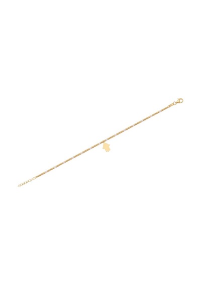 Diamond Line - Gülaylar - Sarı Altın 14 Ayar Toplu Bileklik Standart N11.21784 Sarı Altın