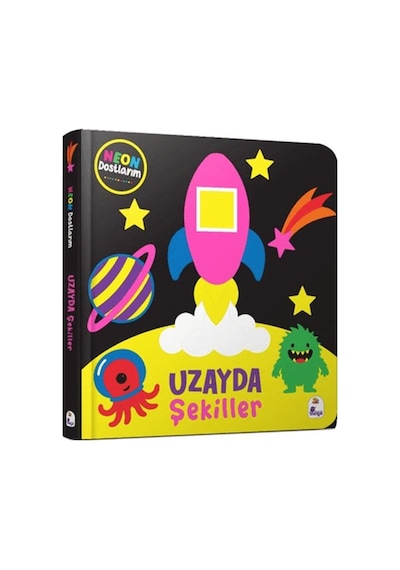Neon Dostlarım Uzayda Şekiller - Ybve-884576
