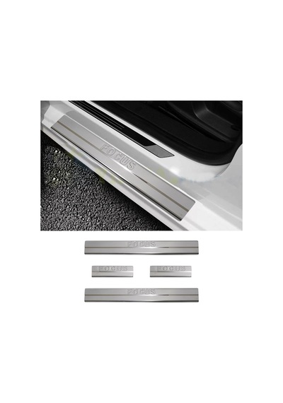 Ford Focus 2 Uyumlu 2005-2011 Krom Kapı Eşiği Paslanmaz Çelik