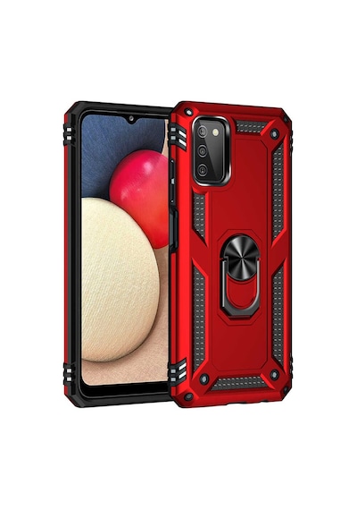 Zore Galaxy Uyumlu A03s Kılıf Vega Kapak - Kırmızı Kirmizi