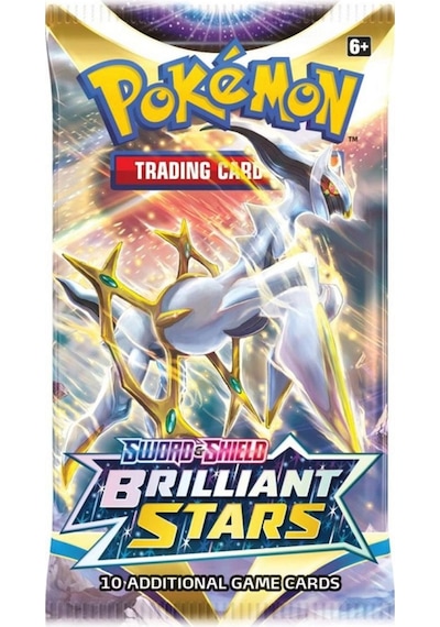 Pokemon Oyun Kartı Tcg Sword&shield Brilliant Stars Booster Pack - 2 Paket 20 Kart