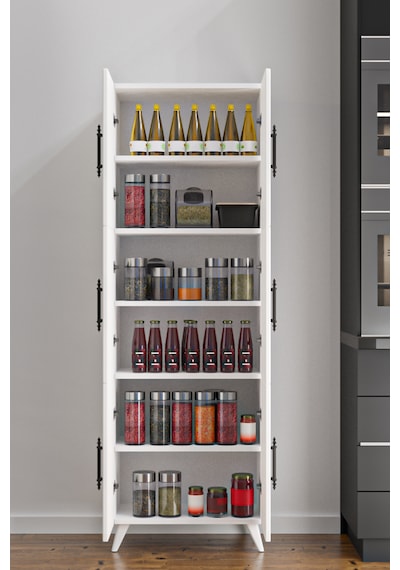 Ae-3010 Nehir Beyaz Çok Amaçlı Mutfak Dolabı & Banyo Dolabı, Kile