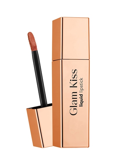 Flormar Glam Kiss Yüksek Pigmentli & Nemlendirici Cam Dudak Görünümlü Parlak Bitişli Ruj 005 Spiced Toffee