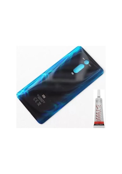 Mi 9t Arka Pil Kapağı Ve B7000 15 Ml Yapıştırıcı  Mavi