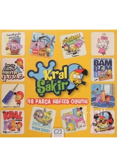 Kral Şakir Memory Hafıza Oyunu 48 Parça