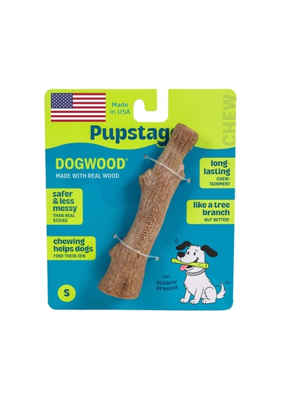 Petstages Kızılcık Ahşap Alternatif Köpek Çiğneme Oyuncağı, Küçük