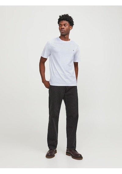 Jack & Jones Jjepaulos Tee Ss Crew Neck Noos Erkek T-shirt-27879-beyaz Beyaz Jack & Jones Jjepaulos Tee Ss Crew Neck Noos Erkek T-shirt-27879-beyaz Beyaz