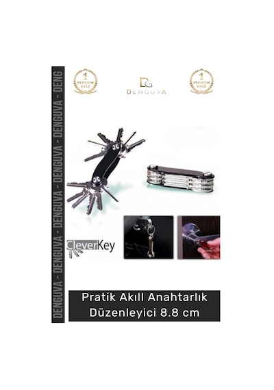 Anahtarlıkdüzenleyici Dayanıklı Alüminyum Gövde Paslanmaz Çelik Pratik Kompakt Akıllı Anahtarlık Dü