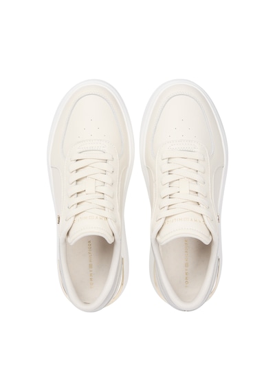 Tommy Hilfiger Kadın Sneaker Fw0fw093640f6 Krem