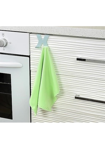 Mutfak Banyo Dolap Kapağına Takılan Meta Havlu Askılığı Aparatı Renkli