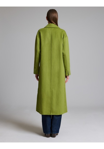 Pierre Cardin Yeşil Yün Karışımlı Kaşe Kaban 50329239-vr016