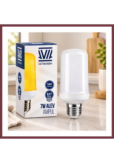 Storeşahin E27 Alev Görünümlü Ampul 7w 560 Lümen Ip20 Shn0720