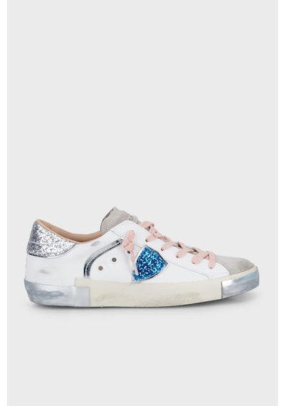 Philippe Model Sim Detaylı Deri Sneaker Ayakkabı Kadın Ayakkabı Prldvg10 Beyaz-gri-mavi Philippe Model Sim Detaylı Deri Sneaker Ayakkabı Kadın Ayakkabı Prldvg10 Beyaz-gri-mavi