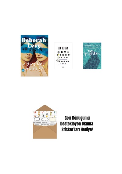 Ağustos Mavisi + Her Şeyi Gören Adam + Eve Yüzerken + Okuma Sticker'ları