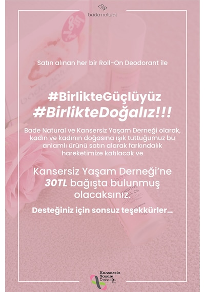 Bade Natural Floral Blends Doğal Roll-On Deodorant 50 ML