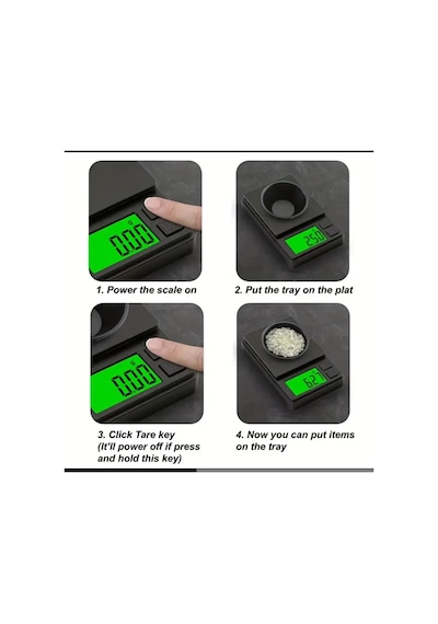 Shenzhen Yüksek Hassasiyetli Dijital Tartı, 0.01g Hassasiyetiı, Mini Elektronik Tartı, Lcd Ekranlı
