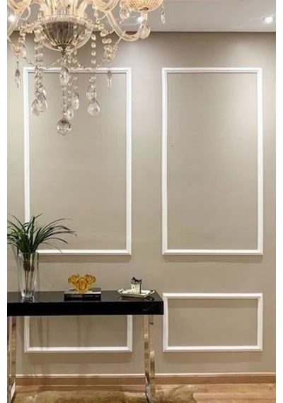 Decogold Decozza Dekoratif Boyanabilir 2,5 Cm Duvar Çıtası Hazır