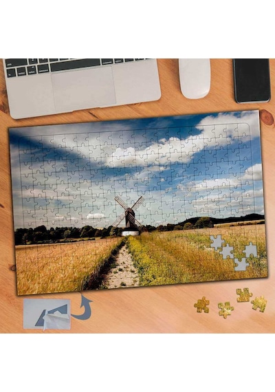 Yeldeğirmeni Yolu, Başaklar 240 Parça Puzzle Yapboz Tablo-710