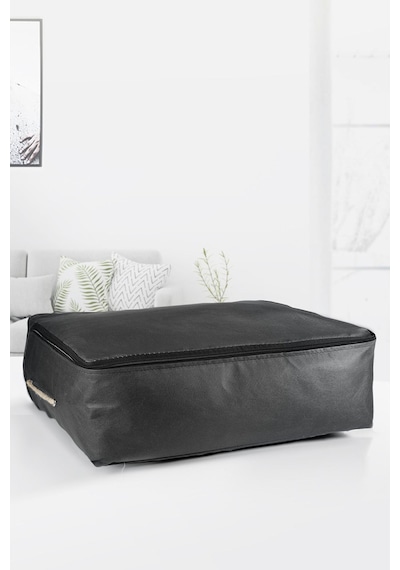 3'lü Set 53x44x20 Cm Home Organizer Çekyat & Baza Altı Düzenleyici Hurç Siyah
