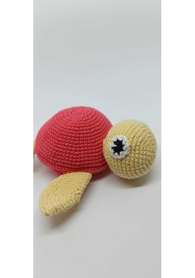 Amigurumi Sevimli Minik Kaplumbağa Pembe