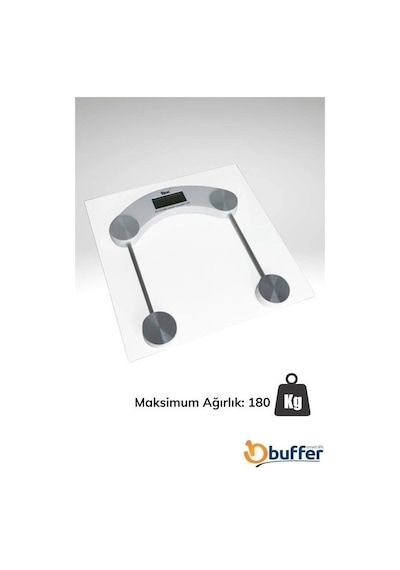 Diğer El Aletleri Dijital Kare Cam Baskül Darbelere Karşı Dayanıklı Terazi Yüksek Hassasiyetli Tartı Tf 1052