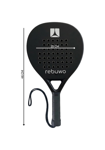 White Edition Karbon Fiber Round Padel Raketi 4013