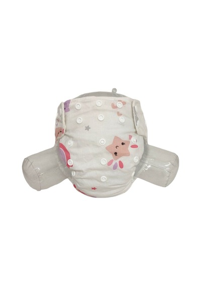 Baby Ybb Yıkanabilir Bebek Bezi Cepli Gökkuşağı Desen 3kg-12kg Standart