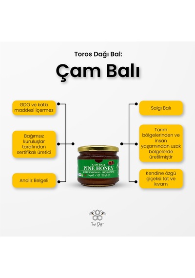Toros Dağı Çam Balı Süzme 400 G