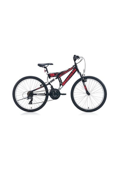 Bianchi Junıor 370h 24 Jant 21 Vites V Fren Çift Amortisör Siyah-kırmızı-beyaz Çok Renkli