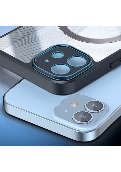 Dux Ducis Apple Uyumlu iPhone 12 Aimo Series Mag Safe Premium Buzlu Sert Pc-t