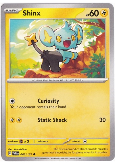 Shinx 066/167 - Twilight Masquerade - Pokemon Kartı Mint