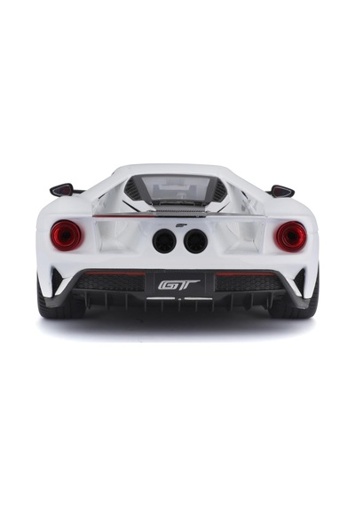 Maisto 1:18 2021 Ford Gt Heritage Edition 98 Diecast Model Araba Metal Gövde Açılır Kapılı Beyaz 3+
