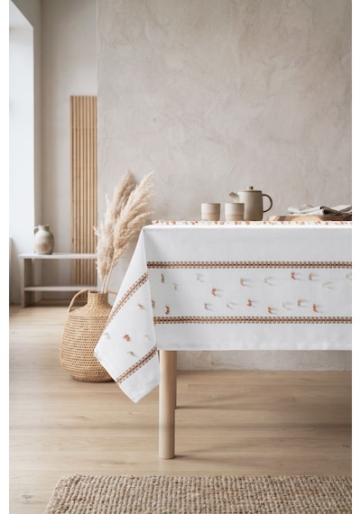 Cotton Box Lalin Masa Örtüsü Talia Tarçın 160x240