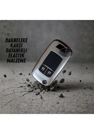 Opel Astra J İnsignia Corsa Vectra Mokka Adam Chevrolet Cruze Aveo Anahtar Uyumlu Silikon Anahtar Kılıfı Oto Anahtar Kabı Darbe Emici Anahtarl