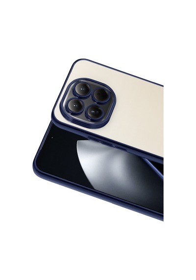 Xiaomi Mi 15 Uyumlu Lensli Silikon - Lacivert