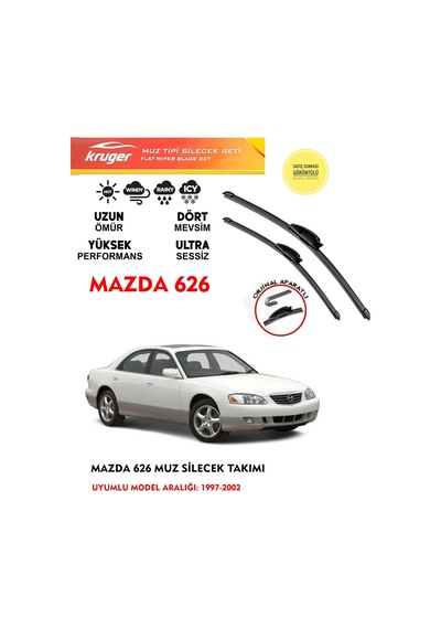 Mazda 626 Muz Silgeç Takımı 2.0 Motor Araca Uyumlu 1997 - 2002