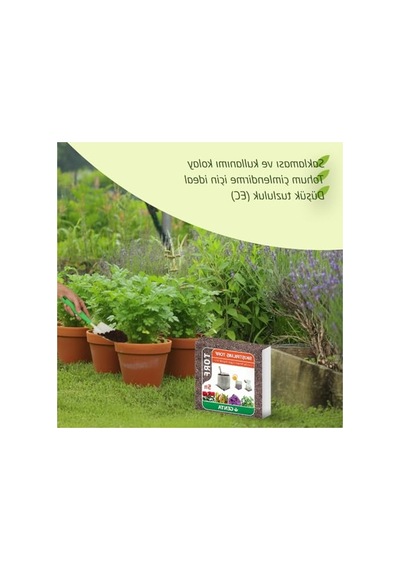 5 Lt Sıkıştırılmış Torf Cocopeat İle Bitki Yetiştiriciliği 0.1 KG