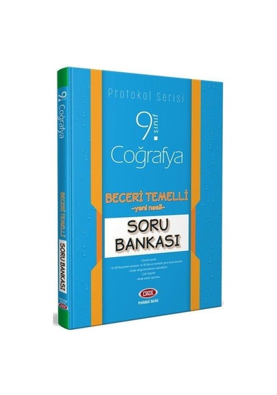 9.Sınıf Coğrafya Protokol Soru Bankası Beceri Temelli - Data Yayı