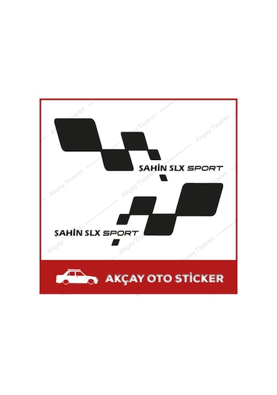 Şahin Slx Sticker (Takım Set) Şahin Sticker Oto Sticker