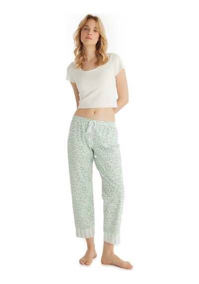 Kadın Pijama Altı 51805 - Çiçek Baskılı Çok Renkli
