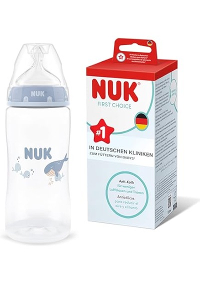 Nuk First Choice 3m+ Anticolic Polipropilen Biberon Mavi
