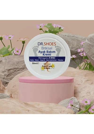 Dr.shoes Bitkisel Ayak Bakım Kremi - Ayak Koku Karşıtı Krem 50 Ml. Koruyucu 5 Etki Sku: Smg8690010424785