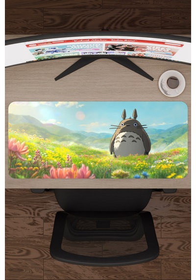 Miyazaki Anime V3 - 70x30 Xl Gaming Kauçuk Kaymaz Taban Mouse Pad Fare Altlığı
