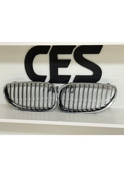 Bmw 5 Serisi E60 2003-2010 Krom Panjur Takımı Böbrek Seti Sıfır lı 1