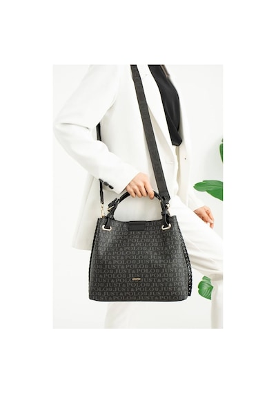 Just Polo Günlük Kombinlere Uygun Kadın El Ve Omuz Çantası Siyahh 89076540