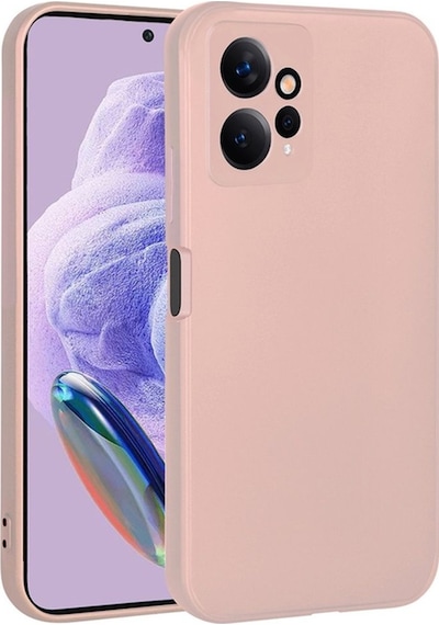 Xiaomi Redmi Note 12 4g Kılıf Zore Premier Silikon Kapak Rose Gold